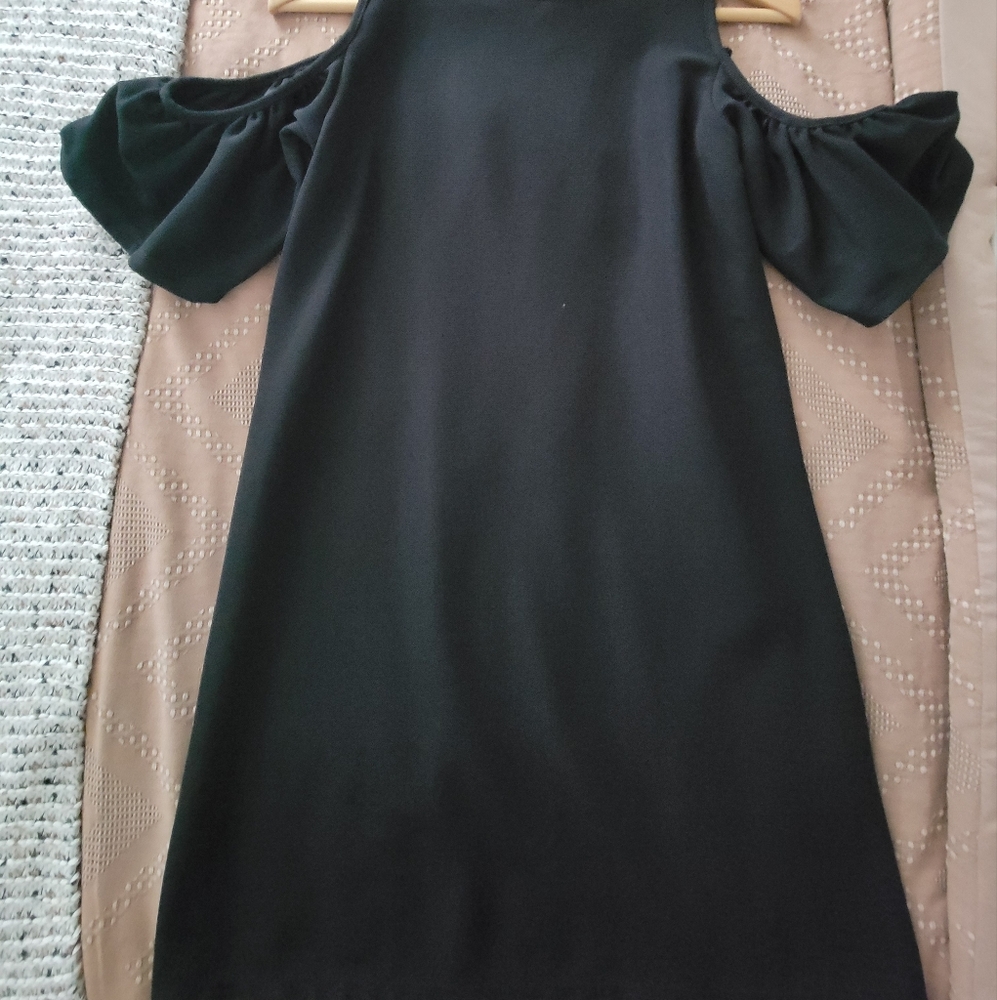 Zara Black Sheath Cocktail Dress - Picture 2 of 3